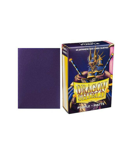 Dragon Shield Game Accessory Japanese Size Card Sleeves Purple Matte 11109