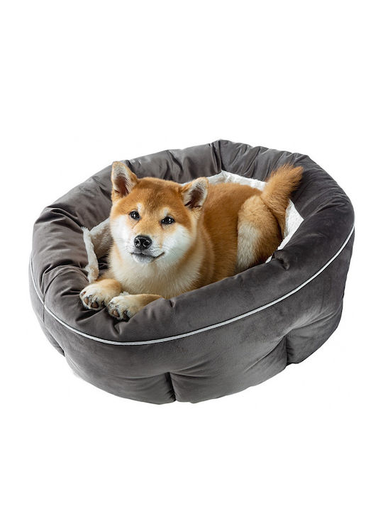 Ferplast Marquis Donut Dog Bed Gray 55x55cm. 83455502