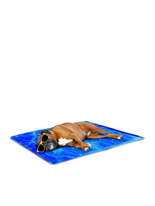 All For Paws Chill Out Cool Dog Mattress Dog Rectangle Cooling Blue 50x40cm