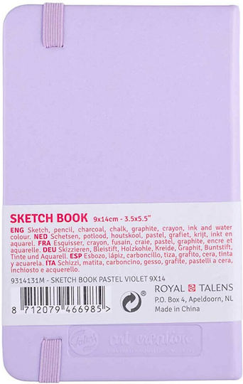 Royal Talens Sketch Pad Sketchbook Art Creation Pastel Violet