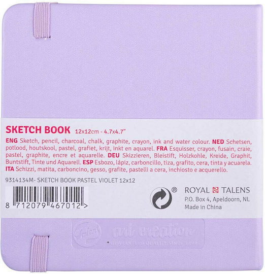 Royal Talens Sketch Pad Sketchbook Art Creation Sketch Book Pastel Violet