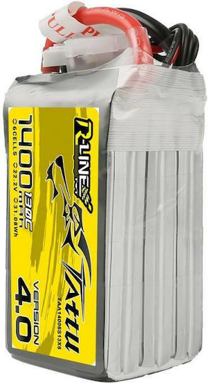 Tattu R-Line V4 Baterie Li-Po 22.2V 1400mAh 130C 6S XT60 pentru Dronă