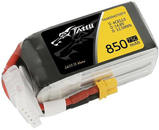 Tattu UAV Classic Μπαταρία Li-Po 14.8V 850mAh για Τηλεκατευθυνόμενο 2τμχ