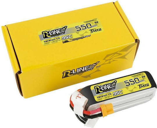 Tattu R-Line Li-Po Batterie 14.8V 550mAh 95C 4S XT30 für Drone