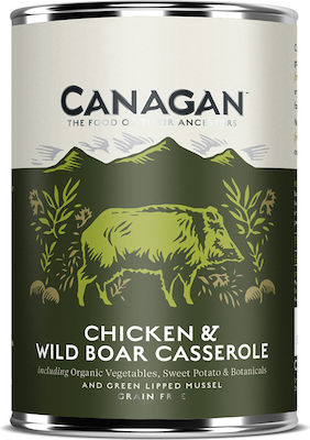 Canagan Wild Casserole Canned Wet Dog Food with Wild Boar and Chicken 1 x 400gr