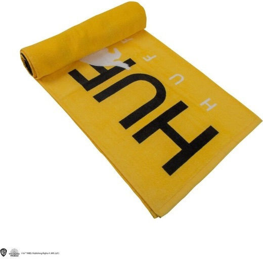 Cinereplicas Hufflepuff Kids Beach Towel Yellow Harry Potter 140x70cm