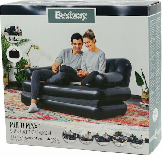 Bestway Надуваем Диван За Двама Черен
