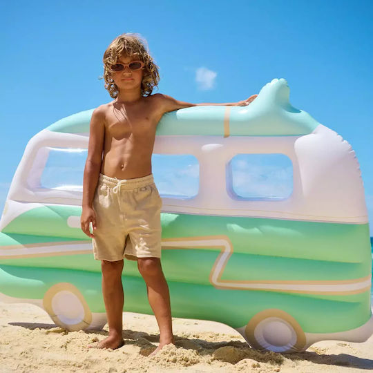 Sunnylife Luxe Lie-On Campervan Aufblasbares für den Pool mit Griffen Türkis