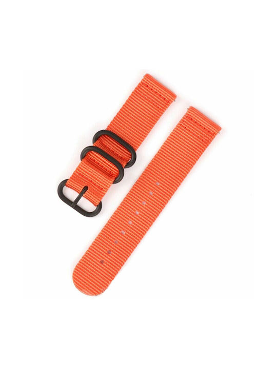 Fabric Strap Orange 22mm