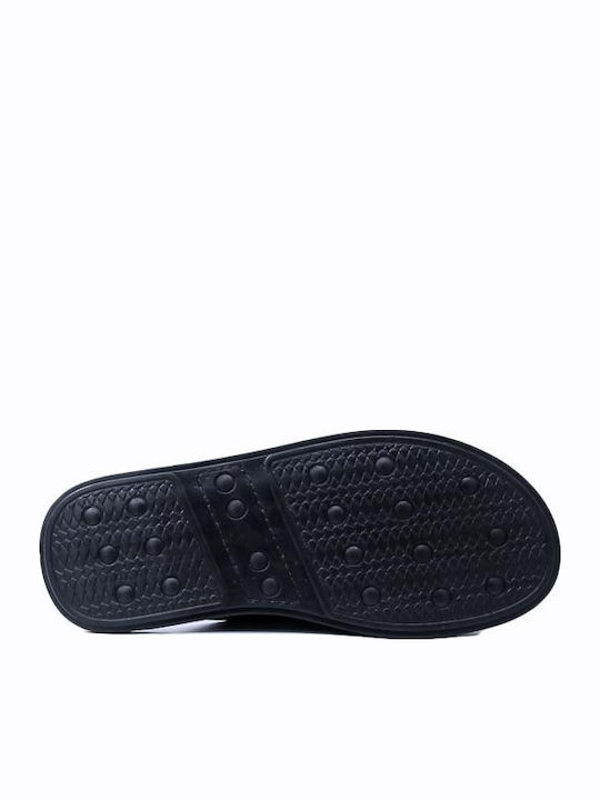 Leder Herrensandalen in Schwarz Farbe