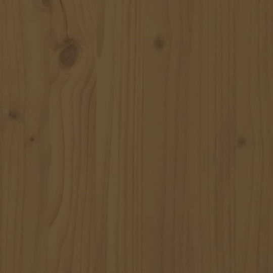 Wall Living Room Cabinet Made of Solid Wood Brown Honey 45x30x35cm