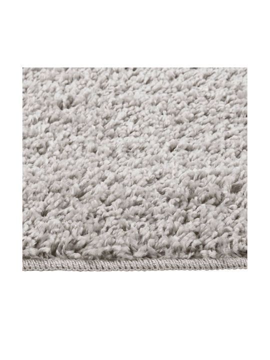 vidaXL Rug Rectangular Shaggy Light Grey