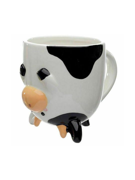 Puckator Bramley Bunch Farm Cow Upside Down Ceramic Cup Multicolour