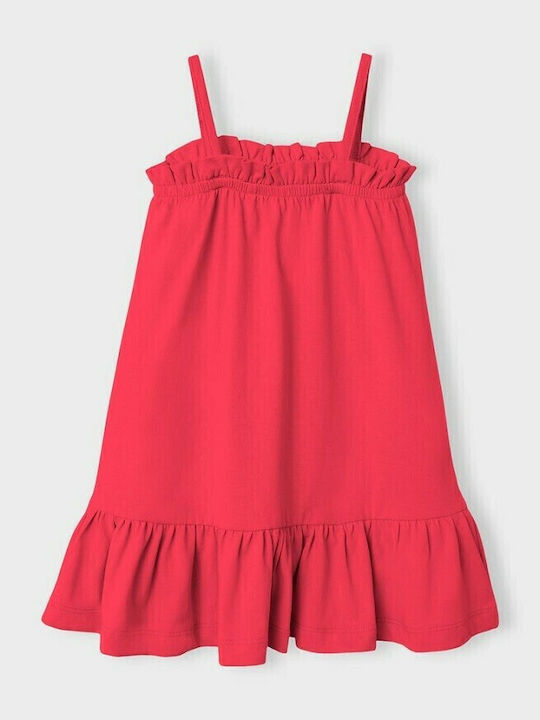Children's Dress Sleeveless Red