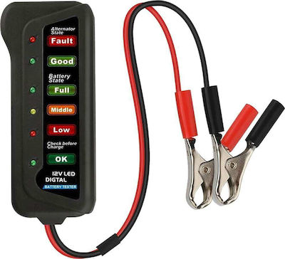 BJ-803 Analog Battery Tester with Crocodile Clips