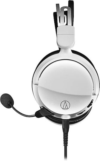 Audio Technica ATH-GL3 Надушници Геймърски слушалки с връзка 3,5 мм Бял