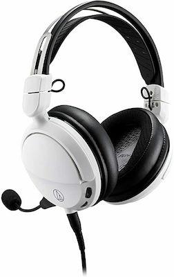 Audio Technica ATH-GL3 Over Ear Gaming Headset with Connection 3.5mm White