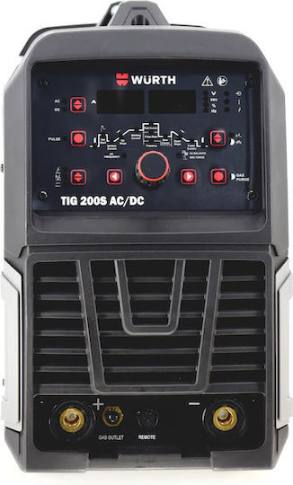 Wurth Ηλεκτροκόλληση Inverter TIG με Μέγιστο Ρεύμα Συγκόλλησης 200A και Κύκλο Εργασίας 35%