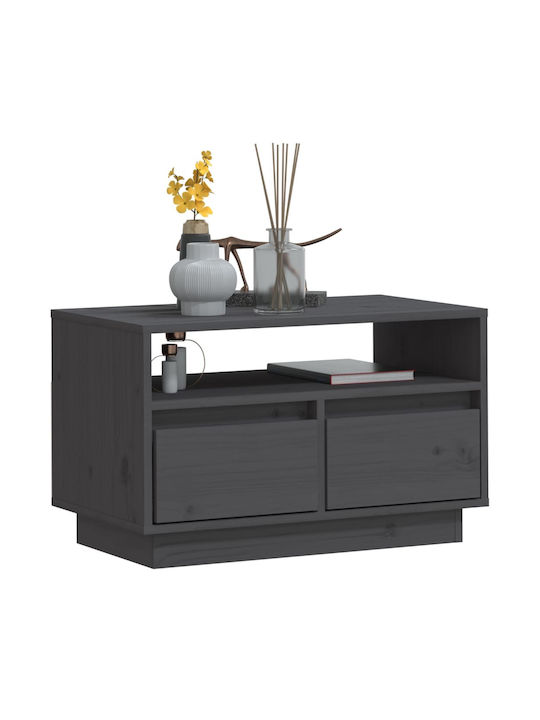 TV-Möbel Hölzernes Gray L60xB35xH37cm