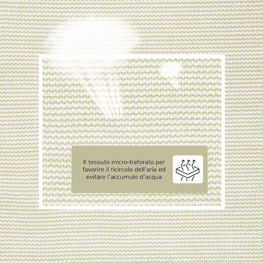 Outsunny Dreieck Sonnensegel Beige 5m