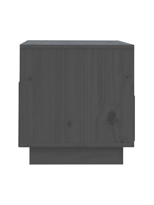 TV-Möbel Hölzernes Gray L60xB35xH37cm