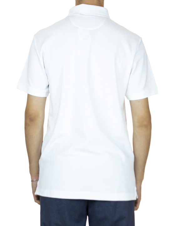 S.Oliver Men's Short Sleeve Blouse Polo White