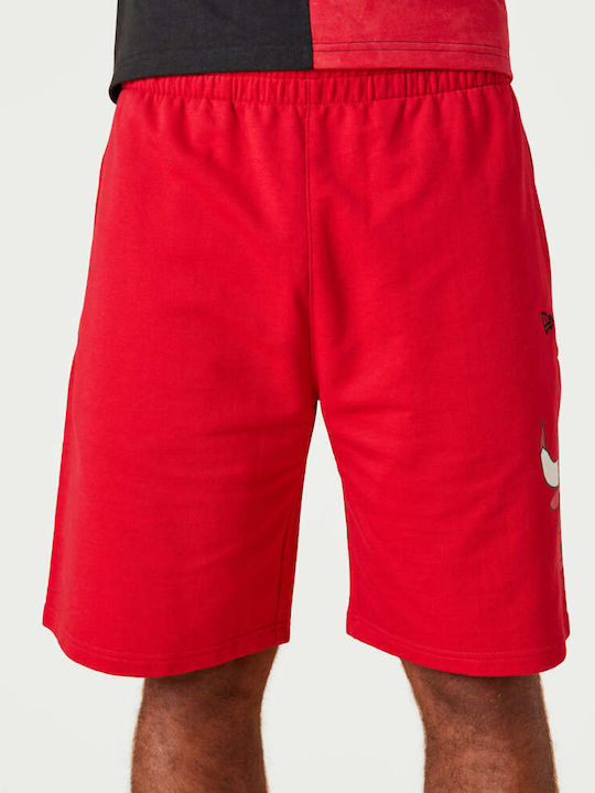 New Era Chibul FDR Sportliche Herrenshorts Rot