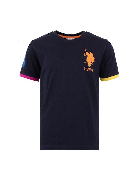 U.S. Polo Assn. Kinder-T-Shirt Blau