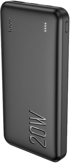 Hoco J87 Tacker Power Bank 10000mAh 20W с USB-A порт и USB-C порт Power Delivery / Бързо зареждане 3.0 Черен