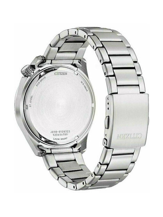 Citizen Watch Chronograph Eco - Drive with Silver Metal Bracelet