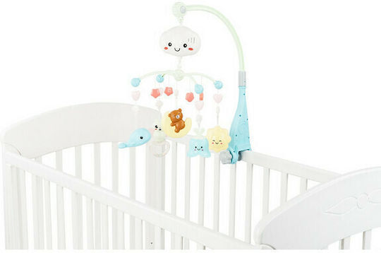 Kikka Boo Mobile for Cot with Music, Rotation, and Projector Bear on Moon