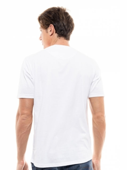 Biston Men's Short Sleeve T-shirt White