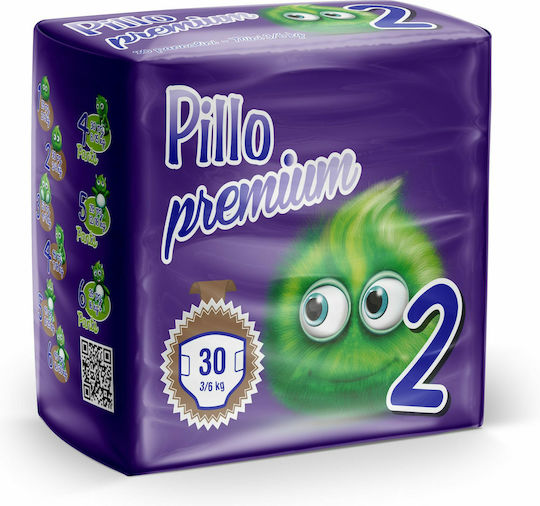 Pillo Πάνες με Αυτοκόλλητο Taglia Mini No. 2 για 3-6kg 30τμχ