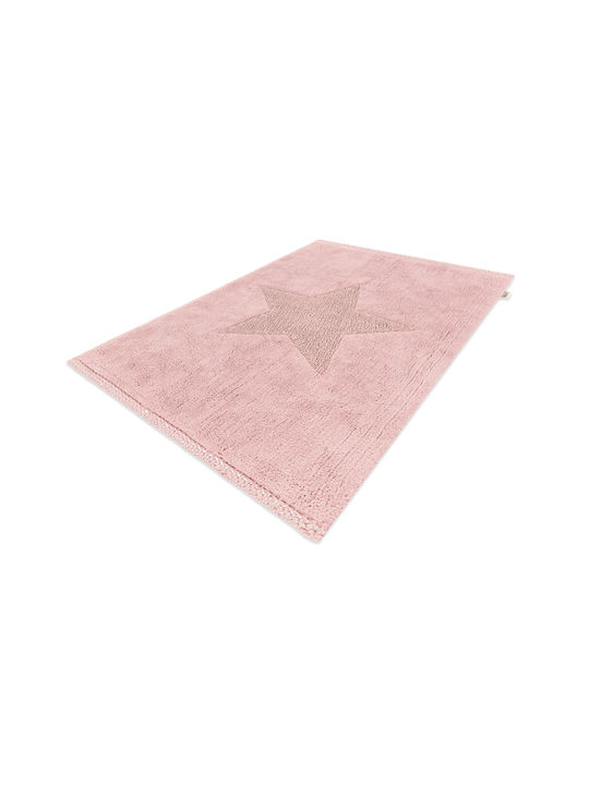 Guy Laroche Kids Cotton Rug Link Stars 130x180cm Pinky