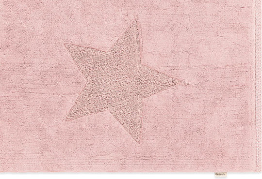 Guy Laroche Link Παιδικό Χαλί Αστέρια Βαμβακερό Pinky 130x180cm