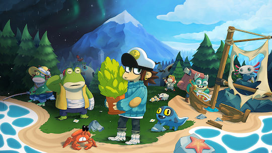 Time on Frog Island Switch-Spiel