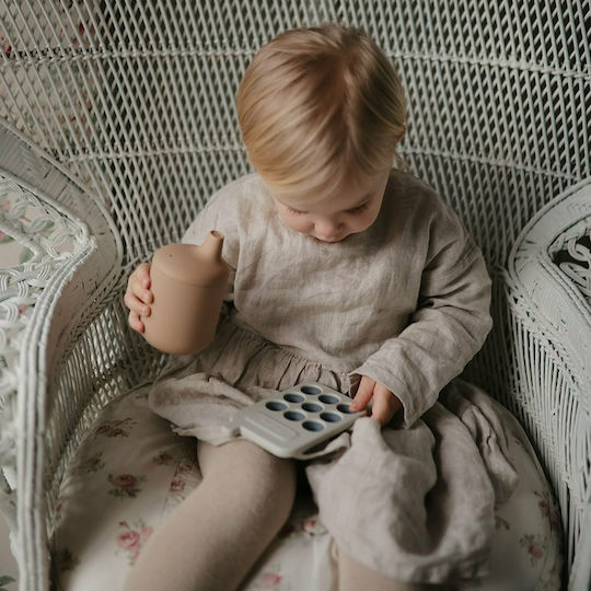 Mushie Бебешка чаша Sippy Cup от силикон Бежов 175мл за 6m+m+