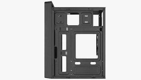 Aerocool CS-109 Gaming Mini Tower Computer Case with Side Window and RGB Lighting Black