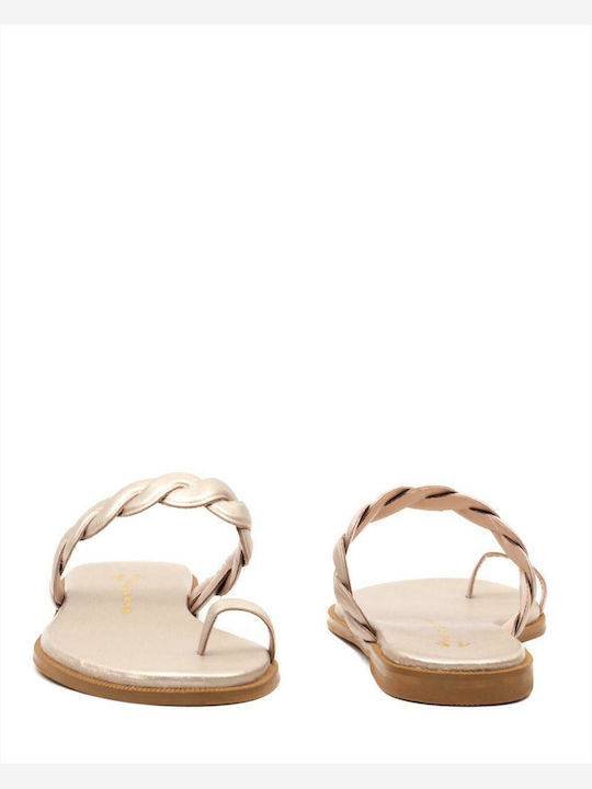 Sandale Casual Damă Din Piele Bronze