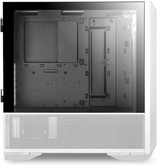 Lian Li Lancool II Mesh RGB+ type C Геймърско бюро Midi Tower Компютърна кутия със страничен прозорец Сняг