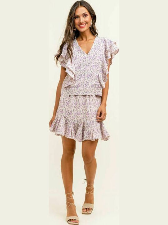 Liv Mini Φούστα Floral Πολύχρωμη
