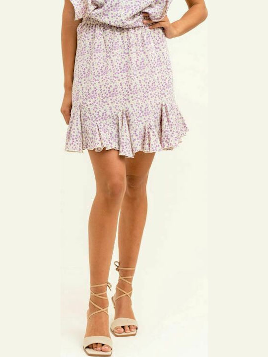 Liv Mini Φούστα Floral Πολύχρωμη