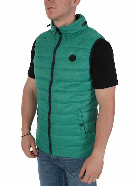 Ärmellos Jacke Puffer Grün