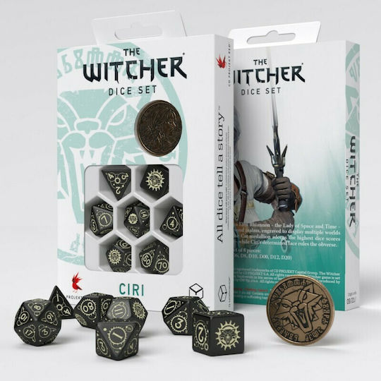 Q Workshop The Witcher Ciri Dice 7τμχ The Zireael