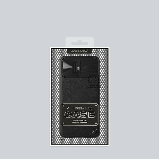 Nillkin Camshield Back Cover Leather 0.2mm Black (iPhone 13 Pro Max)