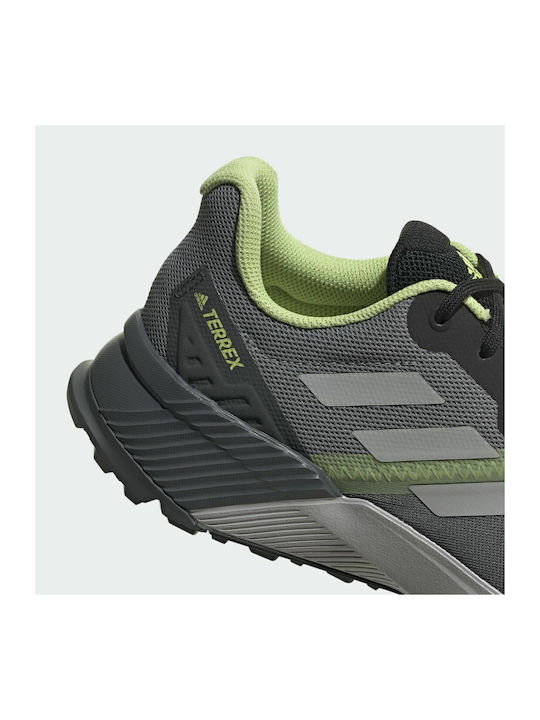 Terrex Soulstride Мъжки Спортни обувки Планинско бягане Сиво Четири / Сиво Две / Pulse Lime
