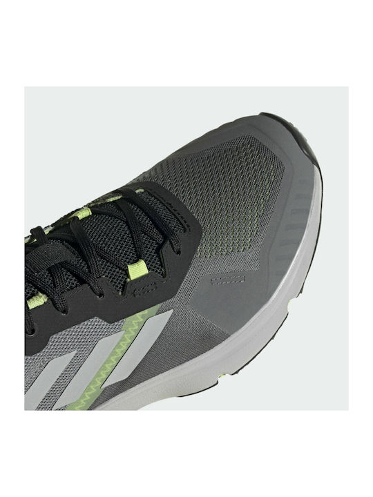 Terrex Soulstride Мъжки Спортни обувки Планинско бягане Сиво Четири / Сиво Две / Pulse Lime