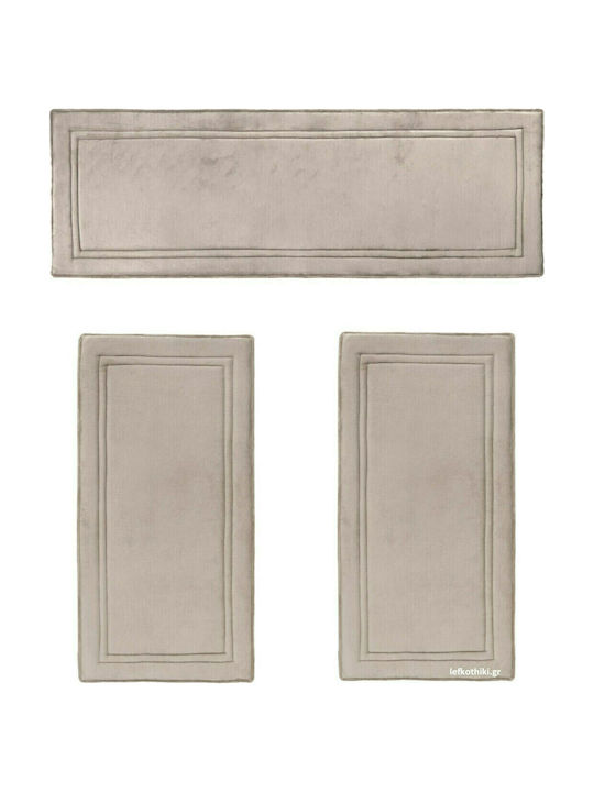 Guy Laroche Softy Modern Bedroom Rug Sets Sand 1176086122000 3 Pieces