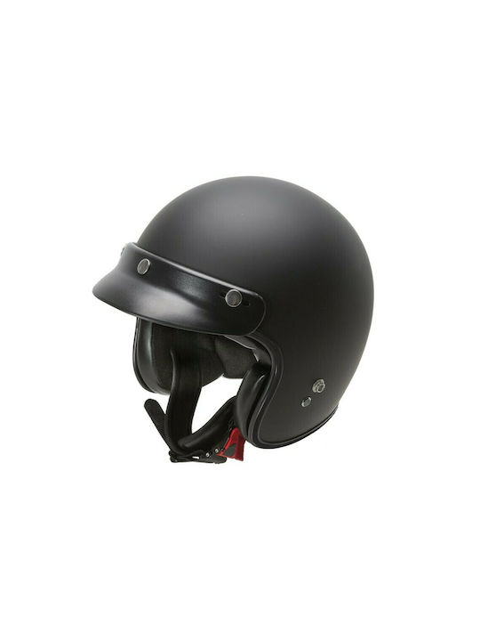 Garibaldi G02X Matt Black Κράνος Μηχανής Jet ECE 22.05