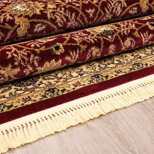 Newplan Bedroom Rug Set Burgundy 5-30-KLASSIK-1533A-SET067 (2x140 1x200) 3 Pieces